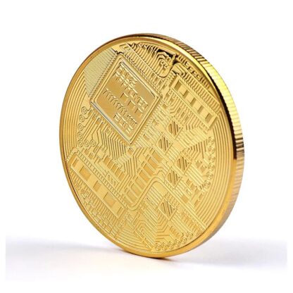 gold bitcoin back side